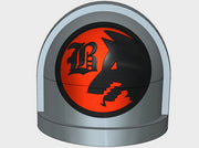 10x Wolf and B - G:7a Shoulder Pads 3d printed