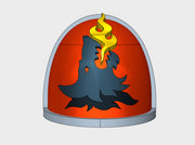 10x Firehowler - G:4a Shoulder Pads 3d printed