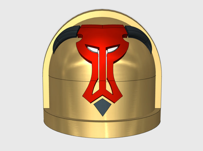 10x Minotaurs - G:7a Shoulder Pads 3d printed