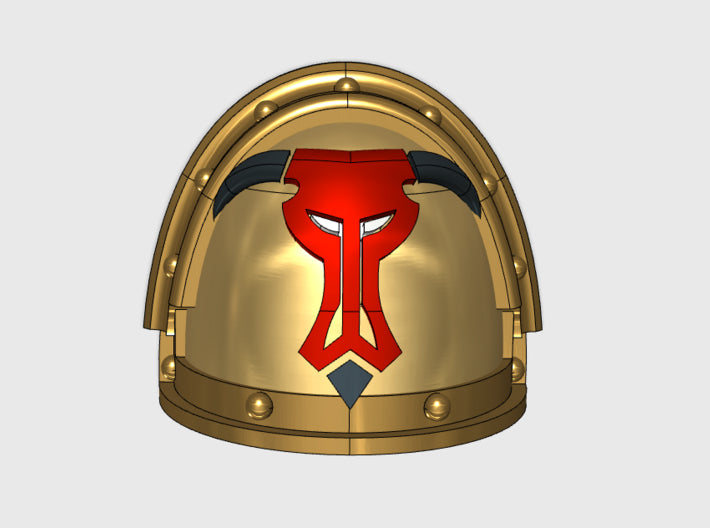 10x Minotaurs - G:3a Shoulder Pads 3d printed