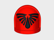 10x Blood Wing - G:7a Shoulder Pads 3d printed