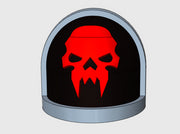 10x Fang Skull - G:7a Shoulder Pads 3d printed