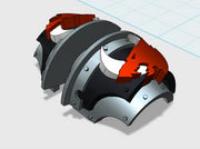5x Thirteenth Co. - T:2a Cataphractii Shoulders 3d printed