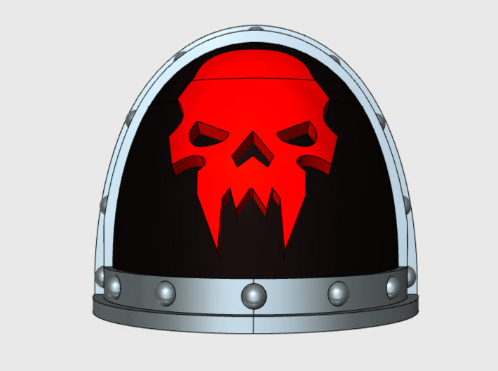 10x Fang Skull - G:2a Shoulder Pads 3d printed