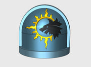 10x Sun Wolves - G:7a Shoulder Pads 3d printed