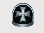 10x Maltese Cross - G:7a Shoulder Pads 3d printed