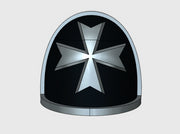 10x Maltese Cross - G:4a Shoulder Pads 3d printed
