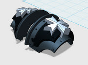 Maltese Cross - T:2a Cataphractii Shoulder Sets 3d printed