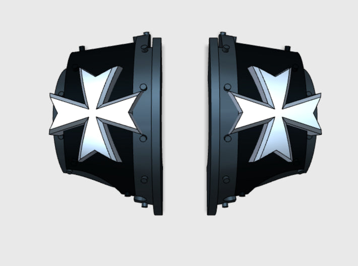 Maltese Cross - T:2a Cataphractii Shoulder Sets 3d printed