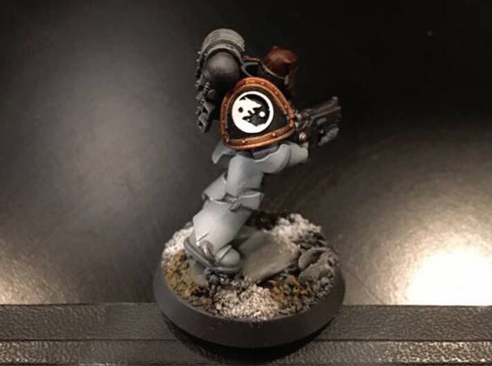 10x Ying Yang Wolf - G:7a Shoulder Pad 3d printed similar product