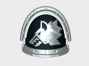 10x Iron Wolves - G:3a Shoulder Pads 3d printed