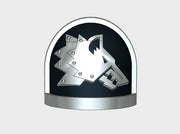 10x Iron Wolves - G:7a Right Shoulders 3d printed