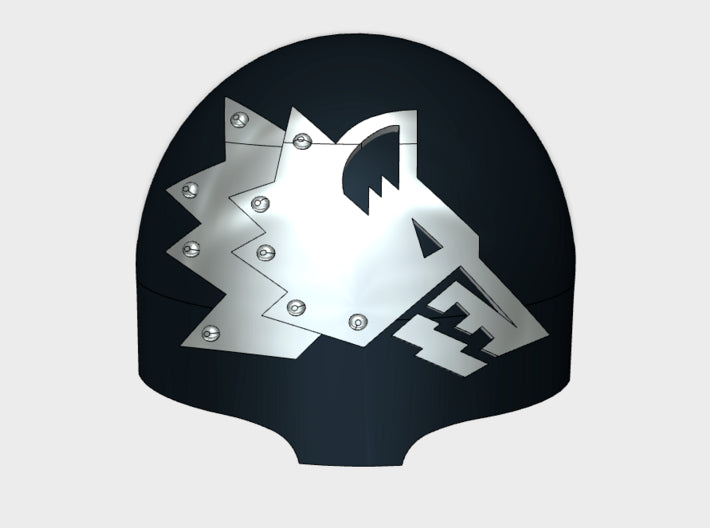 10x Iron Wolves - T:1a Right Terminator Shoulders 3d printed