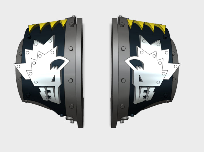 Iron Wolves - T:2a Cataphractii Shoulder Sets 3d printed