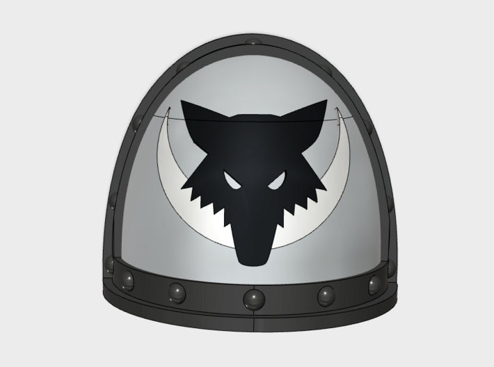 10x Moon Wolves - G:2a Shoulder Pads 3d printed