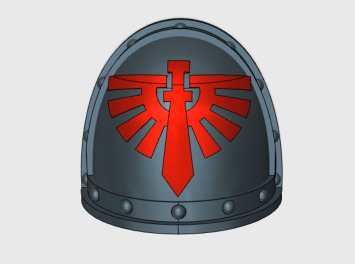 10x Knight Legion - G:2a Shoulder Pads 3d printed