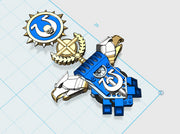 Ultra Legion - G:4 Eagle Banner Pole PACs 3d printed Small = 1 Backpack