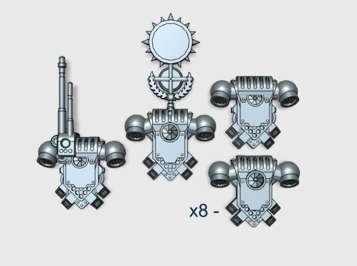 10x Base - G:4 Squad PACs 3d printed