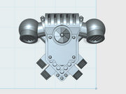 10x Base - G:4 Squad PACs 3d printed