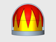 10x Sawtooth 1 - G:7a Shoulder Pads 3d printed