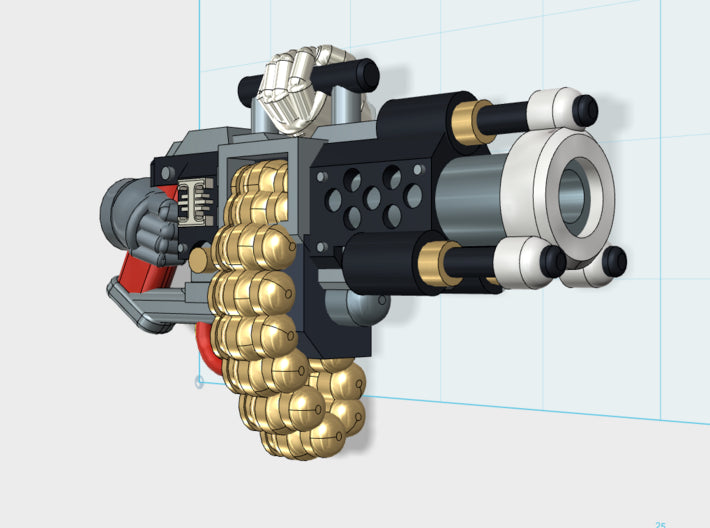 4x Mk1 Blackwatch Cannon w/Packs (SM) 3d printed