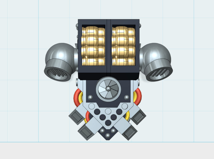 4x Mk1 Blackwatch Cannon w/Packs (SM) 3d printed