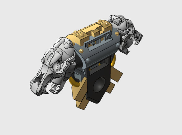 13th Co. - G:4 Wolf Skull PACs 3d printed