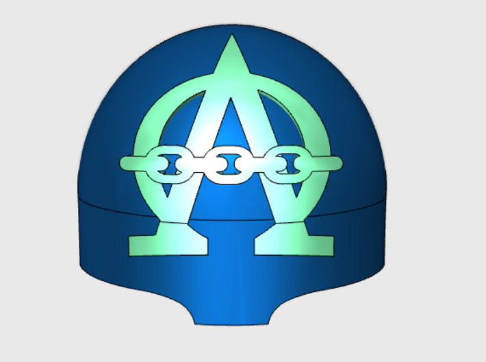 10x Alpha Omega - T:1a Terminator Shoulders 3d printed