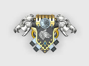 RussWolf - G:4 Wolf Skull PACs 3d printed Small = 1 Backpack