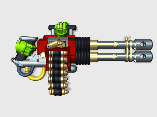 Chaos Anger Cannon (SM) 3d printed Small = 1 Gun