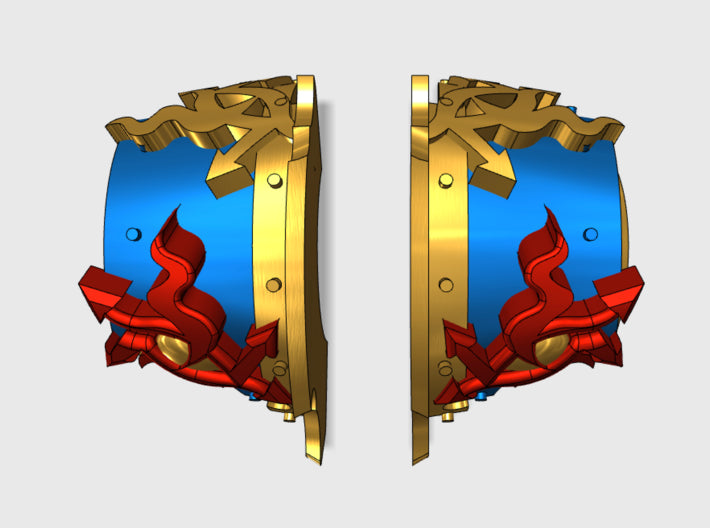 Scourged - T:2a Cataphractii Shoulder Sets 3d printed