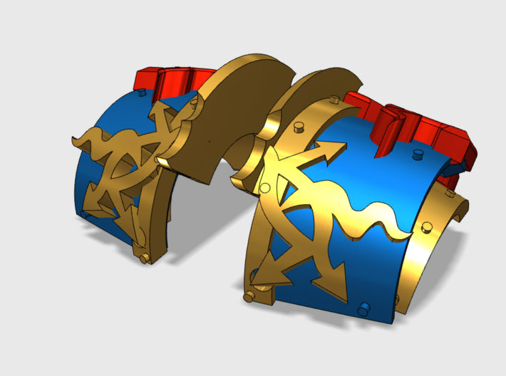 Scourged - T:2a Cataphractii Shoulder Sets 3d printed