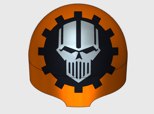 10x Mechanized Skull - T:1a Terminator Shoulders 3d printed