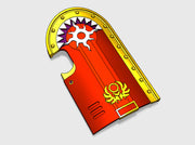 Sorcerer Sun 2 - Marine Boarding Shields 3d printed Small = 1 Shield