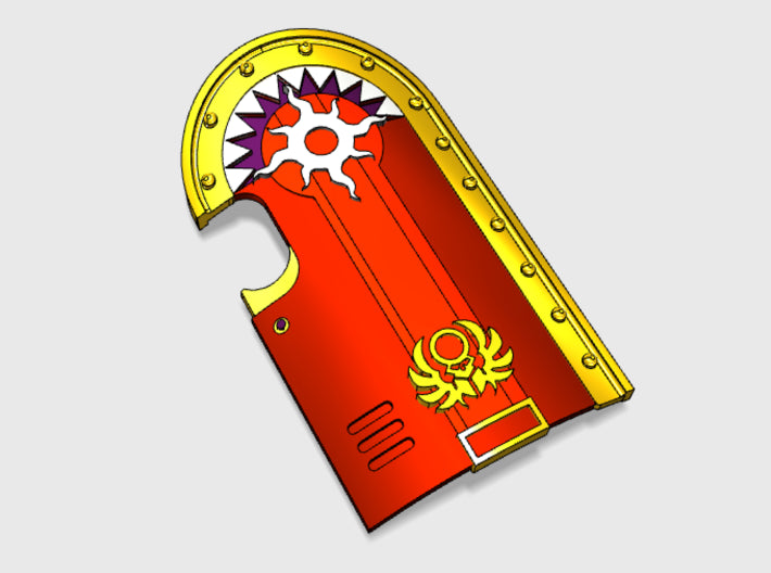 Sorcerer Sun 2 - Marine Boarding Shields 3d printed Small = 1 Shield