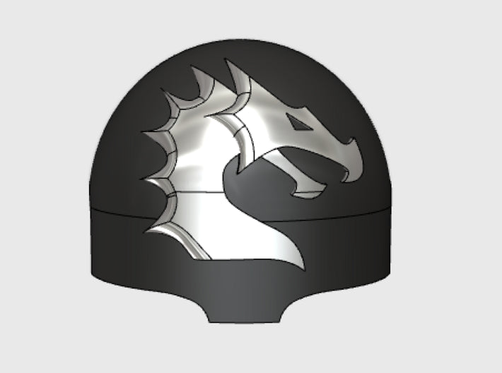 10x Black Dragons - T:1a Right Terminator Shoulder 3d printed