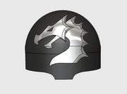 10x Black Dragons - T:1a Terminator Shoulders 3d printed