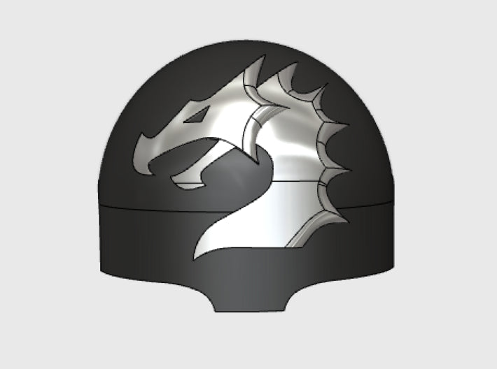 10x Black Dragons - T:1a Terminator Shoulders 3d printed