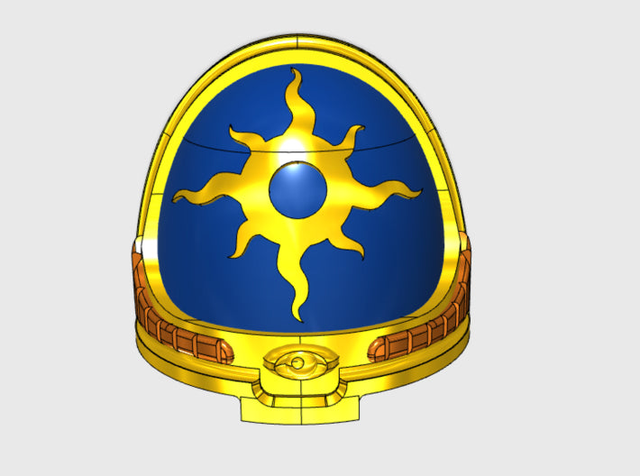 10x Sorcerer Sun - Osiris Shoulder Pads 3d printed