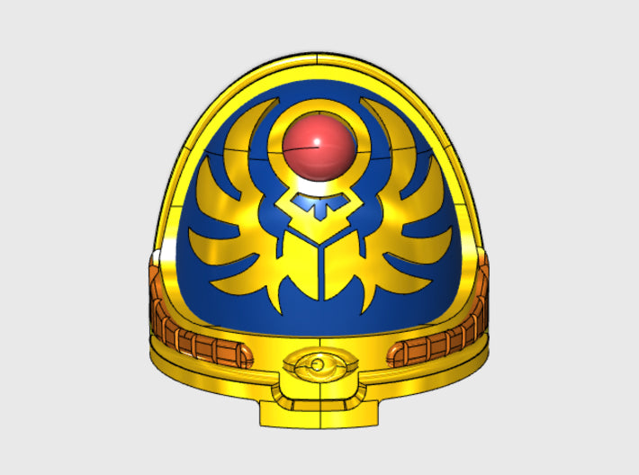 10x Sun Scarabs - Osiris Shoulder Pads 3d printed