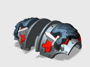5x Black Wings - T:2a Cataphractii Shoulder Sets 3d printed