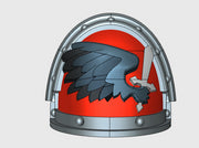 10x Black Wings - G:3a Right Shoulders 3d printed