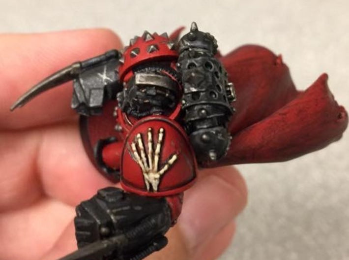 10x Skeletal Hand - G:7a Shoulder Pad 3d printed [Similar Product Shown] Courtesy of Ryan Tull