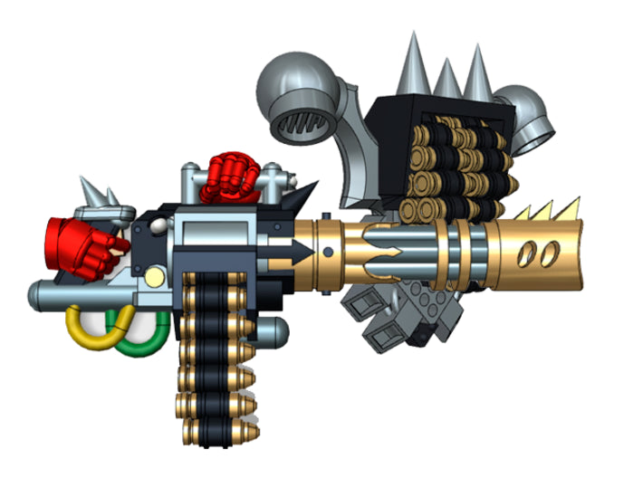 Chaos Rip Cannon wPacks (SM) 3d printed Small = 1 Gun &amp; Pack