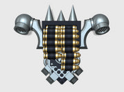 Chaos Rip Cannon wPacks (SM) 3d printed