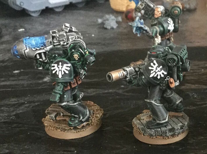 10x The Fallen - G:7a Shoulder Pad 3d printed Courtesy of Andrei Kunavits