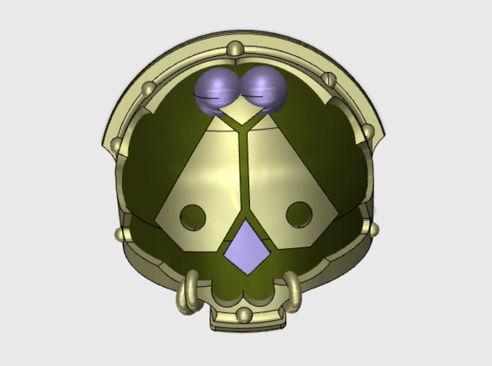 10x Plague Fly - T:4a Chaos Terminator Shoulders 3d printed