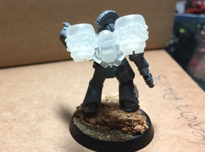 Studded Chordata Jetpack (SM) 3d printed