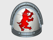 10x Warhounds - G:3a Right Shoulders 3d printed