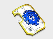 10x Alliance Lions - Marine Boarding Shields 3d printed